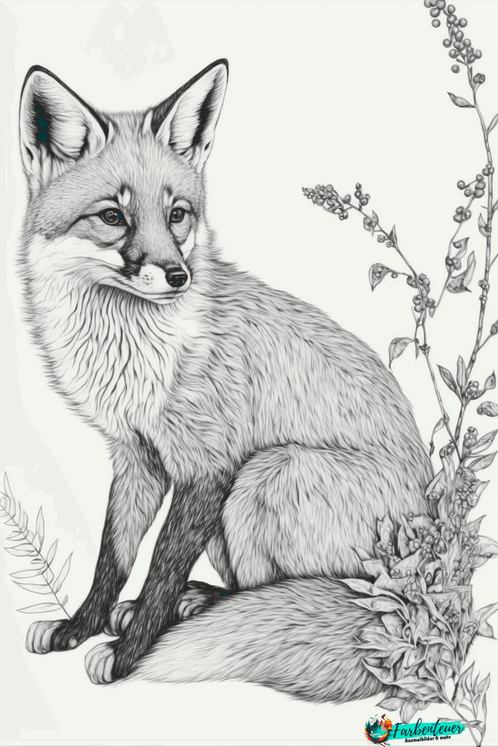Ausmalbild Fuchs