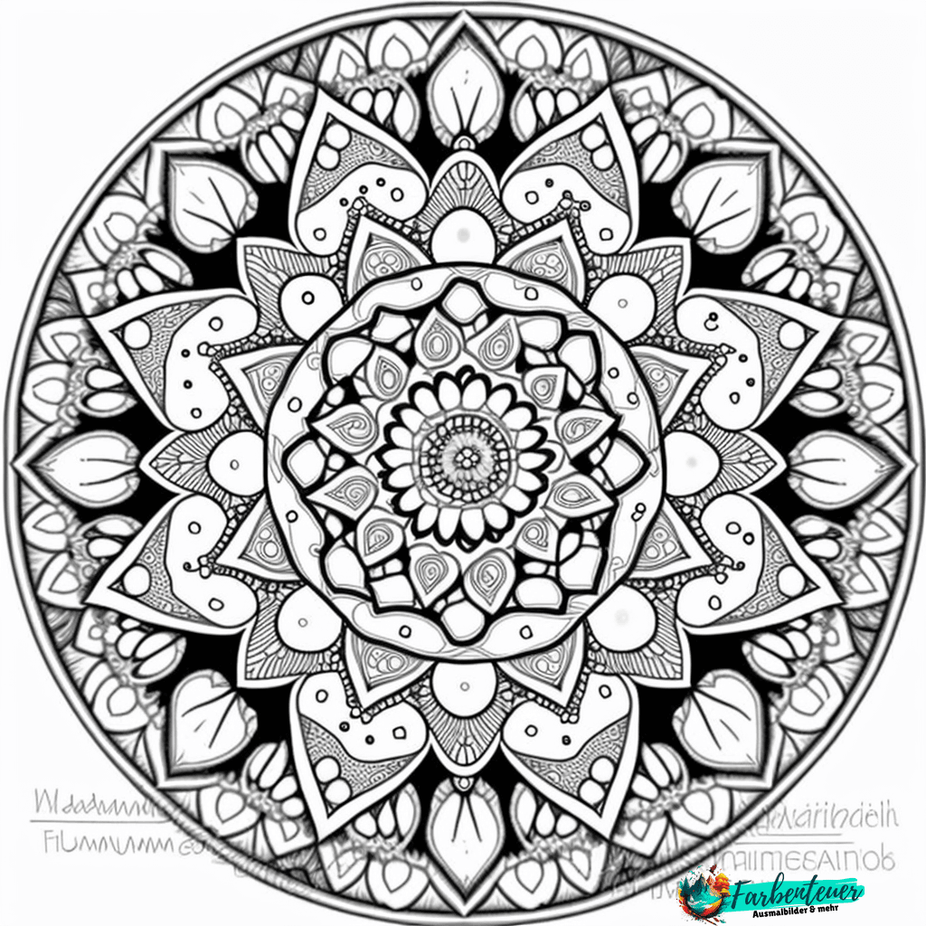 ausmalbild mandala erwachsene