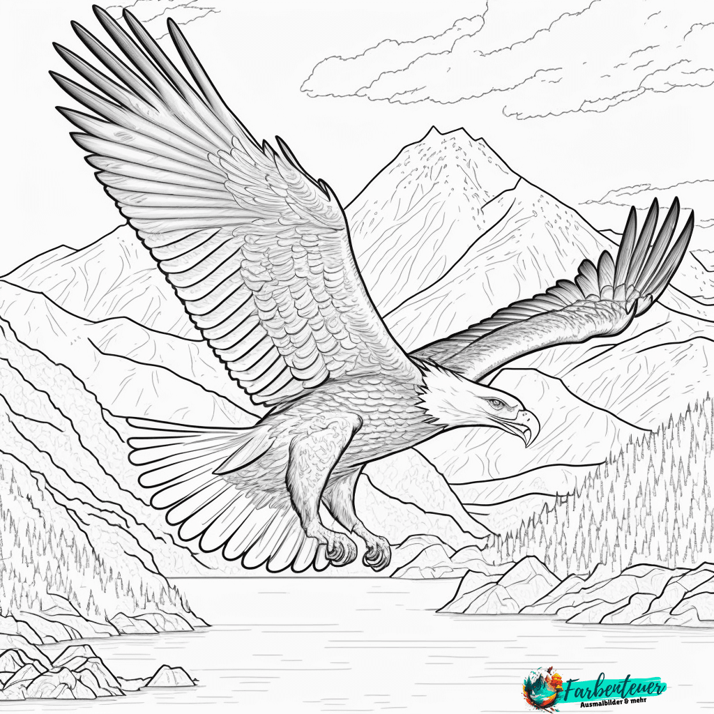 Ausmalbild Seeadler