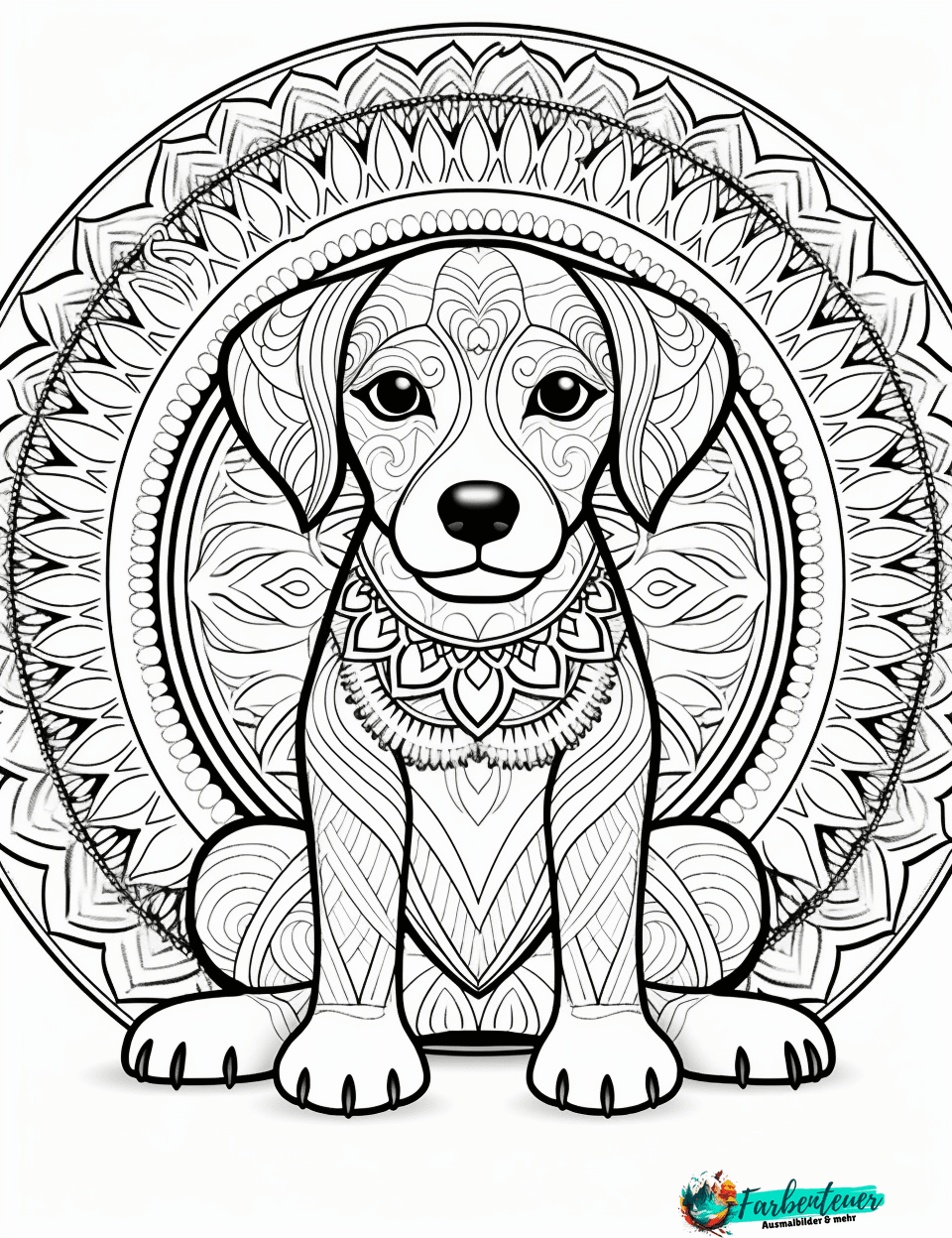 Hunde Mandala