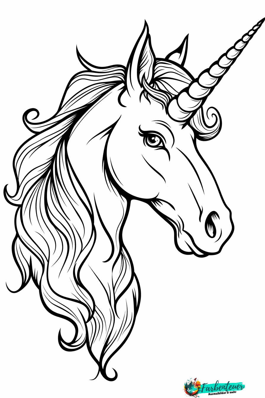Einhorn Kopf
