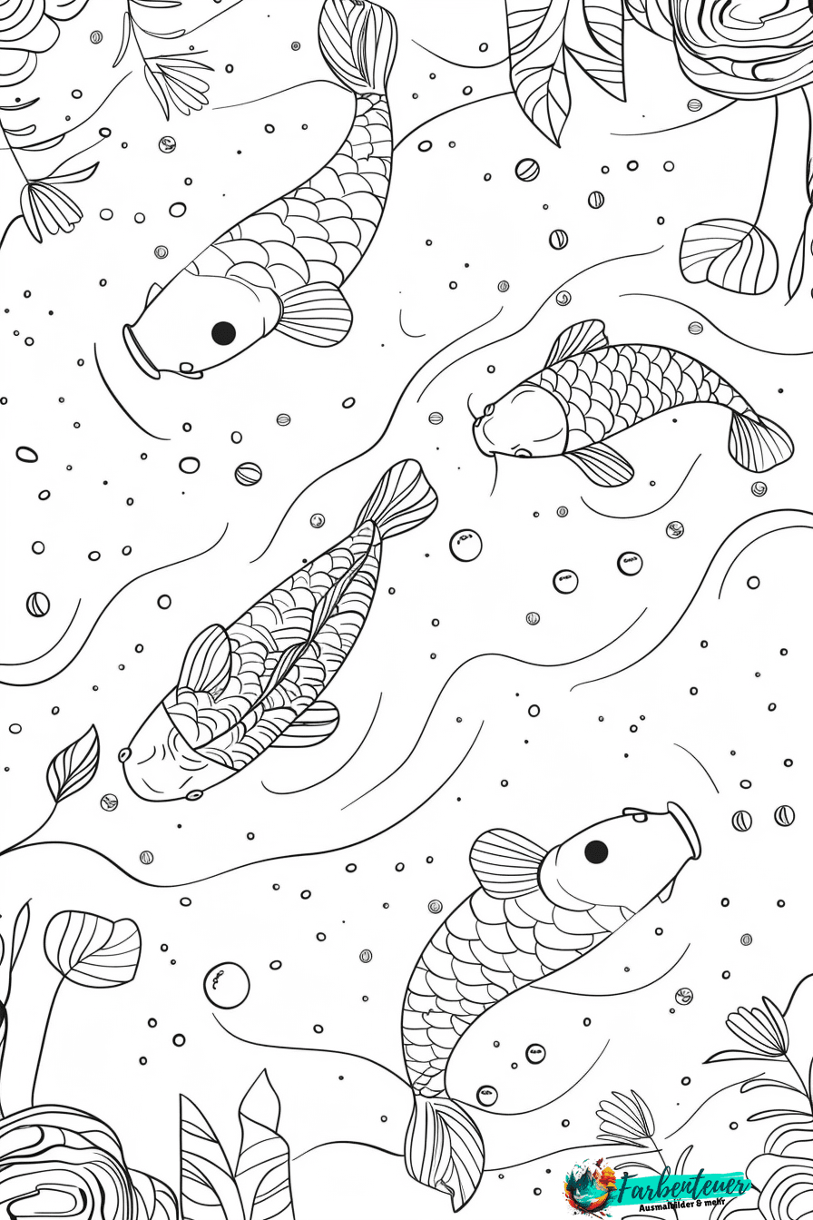Fische Ausmalbild 1