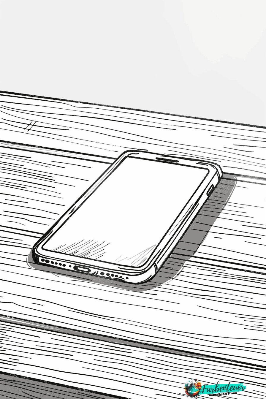 Smartphone Ausmalbild 1