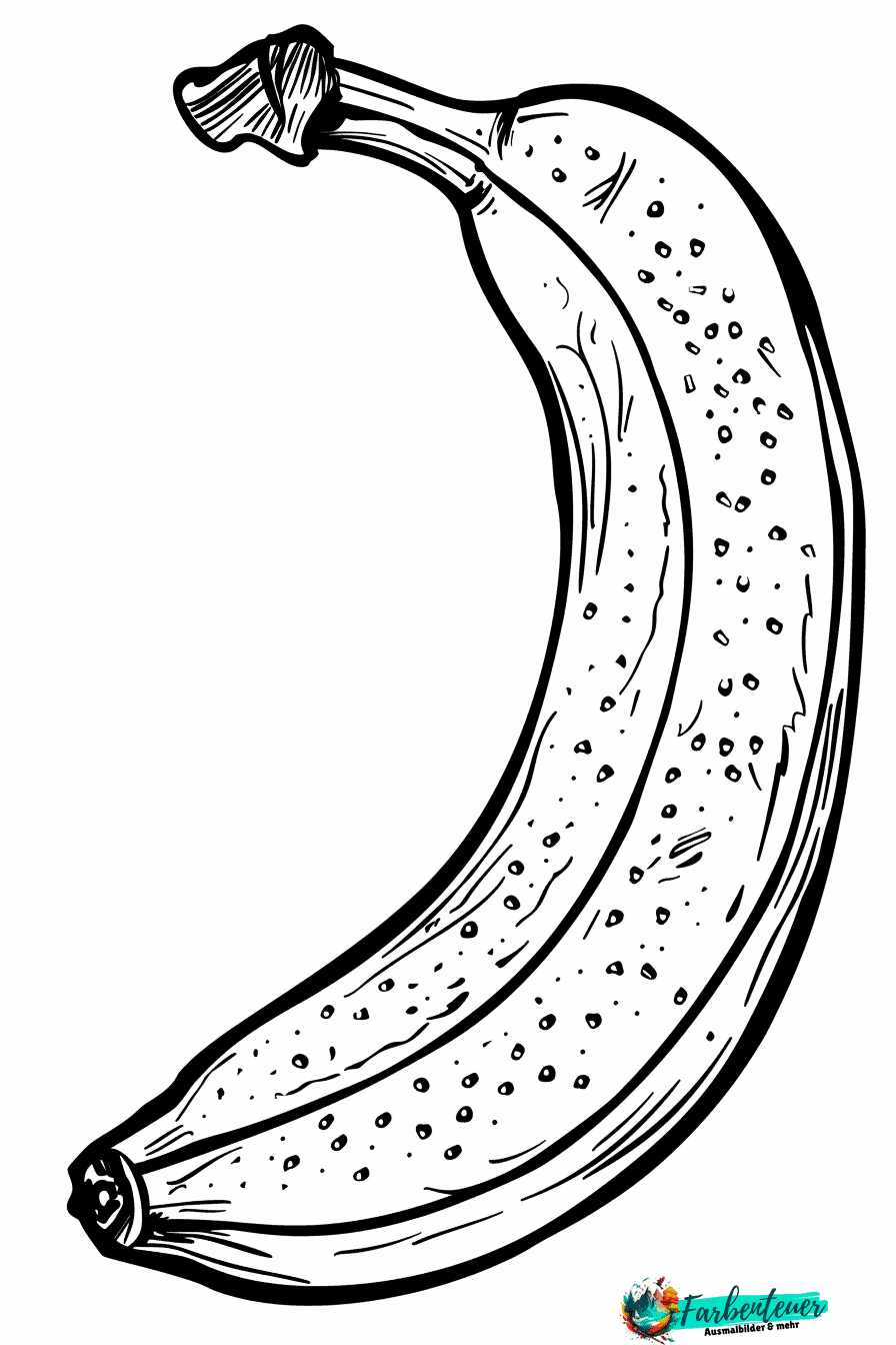 Banane Ausmalbild 5