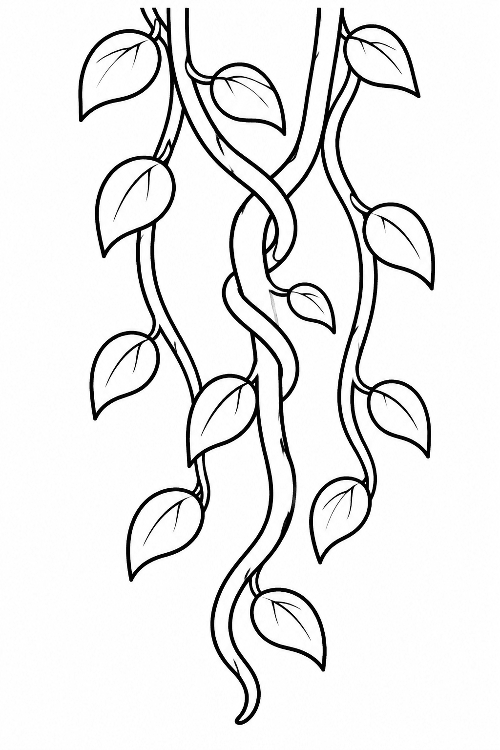 lianen Ausmalbild 1
