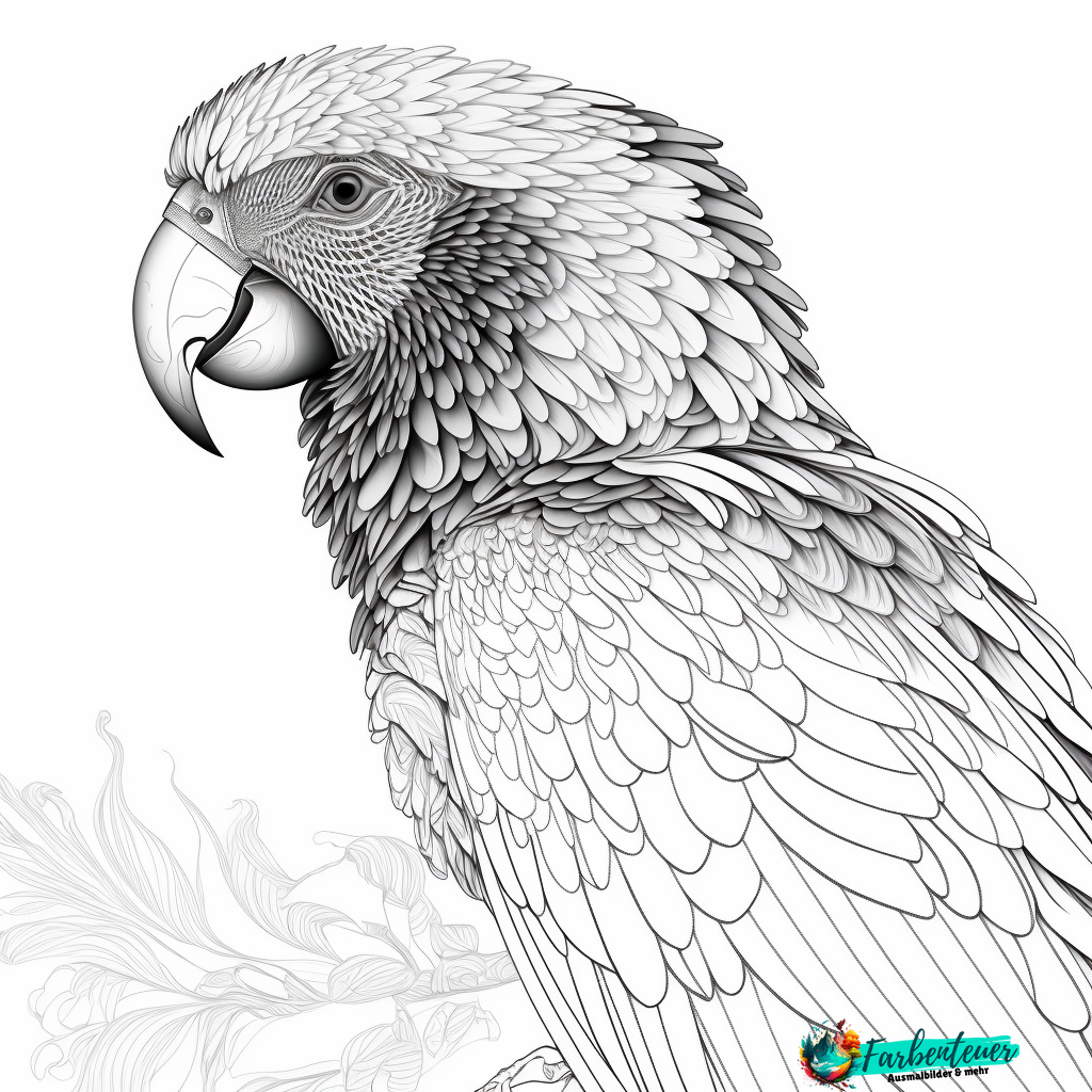 Papagei Ausmalbilder: Unleash Your Inner Artist with Colorful Parrots!