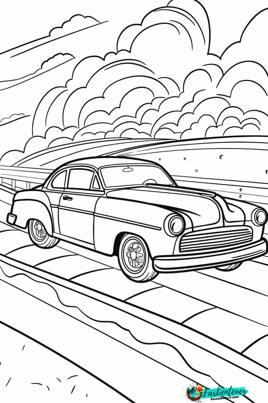 Auto Ausmalbild 1