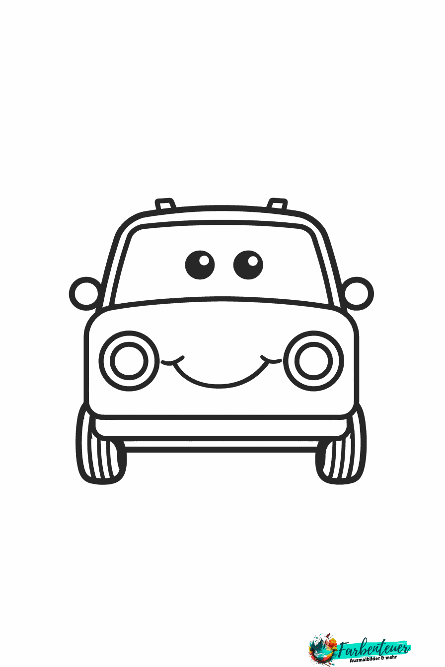 Auto Ausmalbild 5