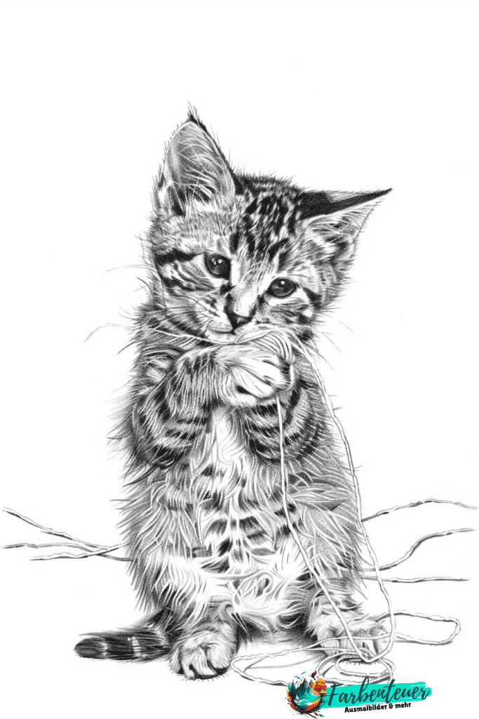 Bengal-Katze Ausmalbilder: Kreative Malvorlagen für Katzenrassen-Fans
