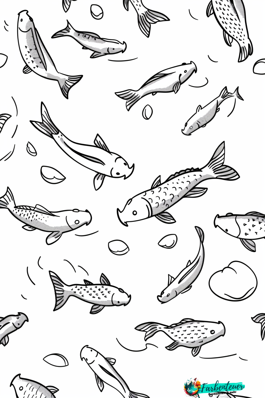 Fische Ausmalbild 4