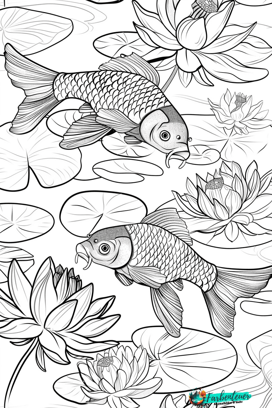 Fische Ausmalbild 9