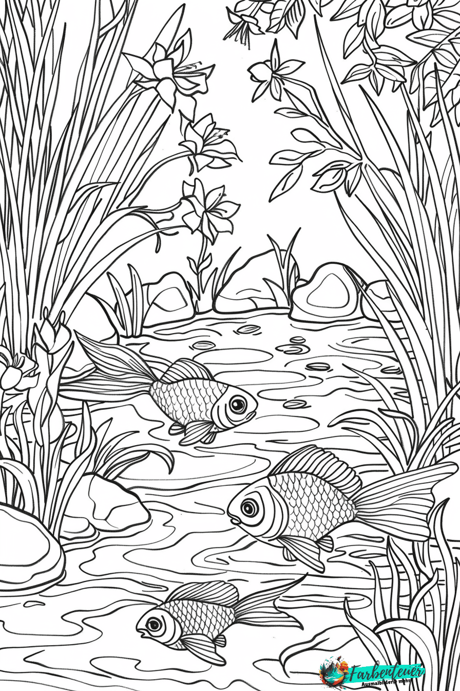 Fische Ausmalbild 6