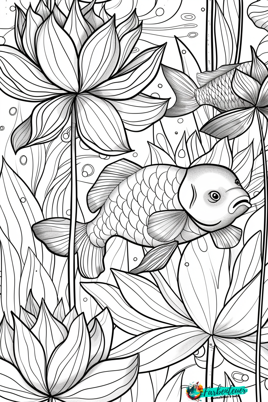 Fische Ausmalbild 10