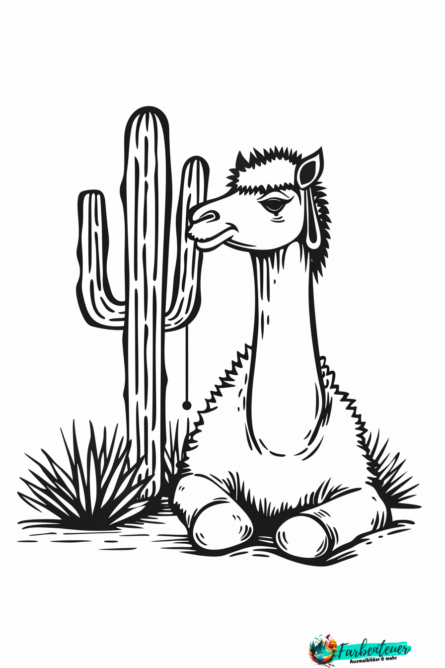 Kamel Ausmalbild 5