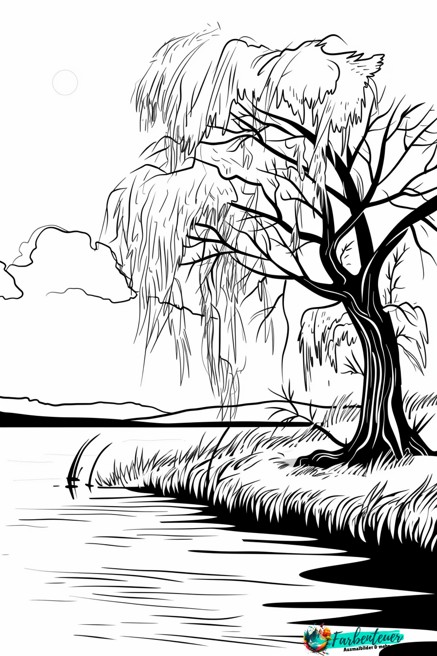 Weide Ausmalbild 8