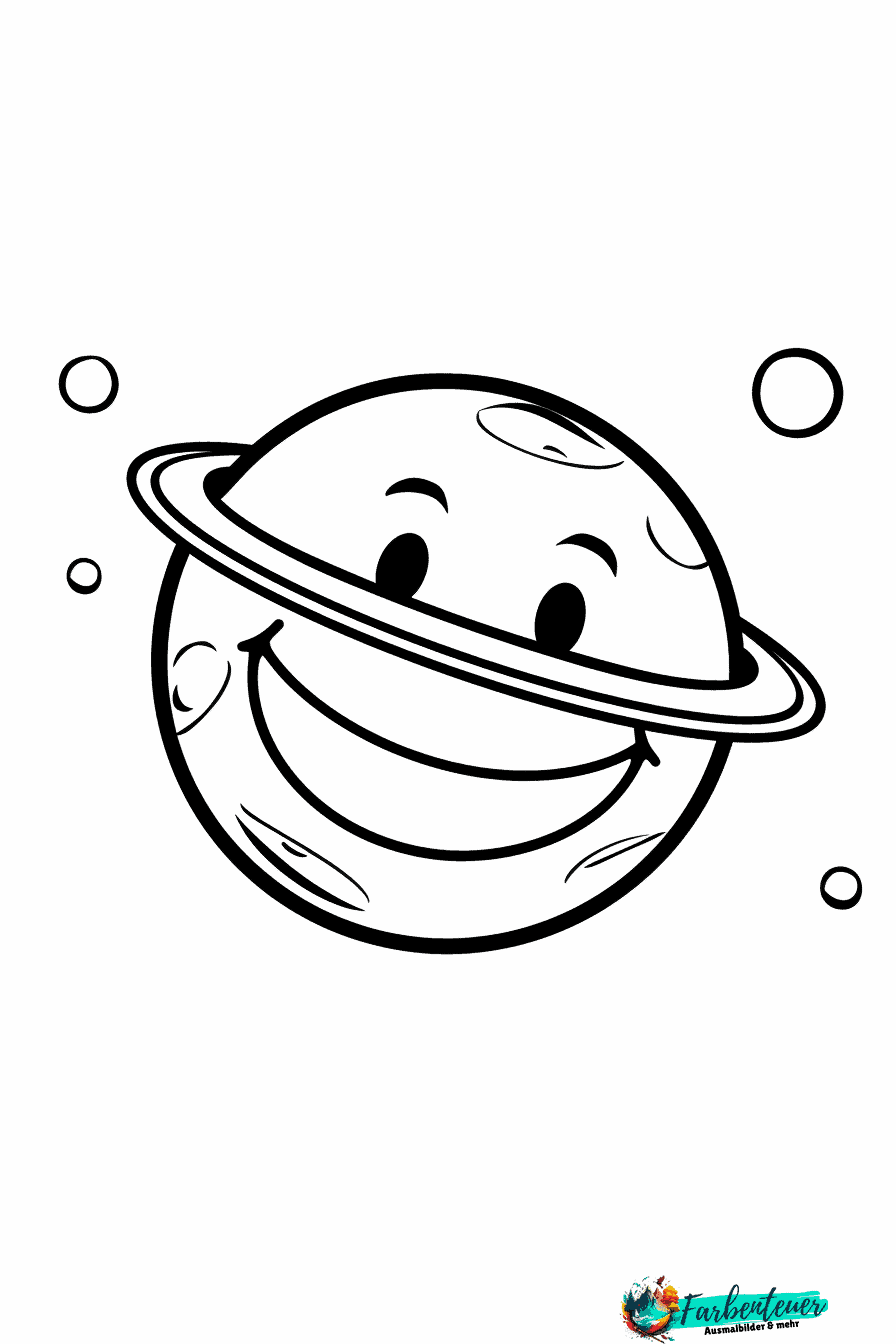 Planeten Ausmalbild 7