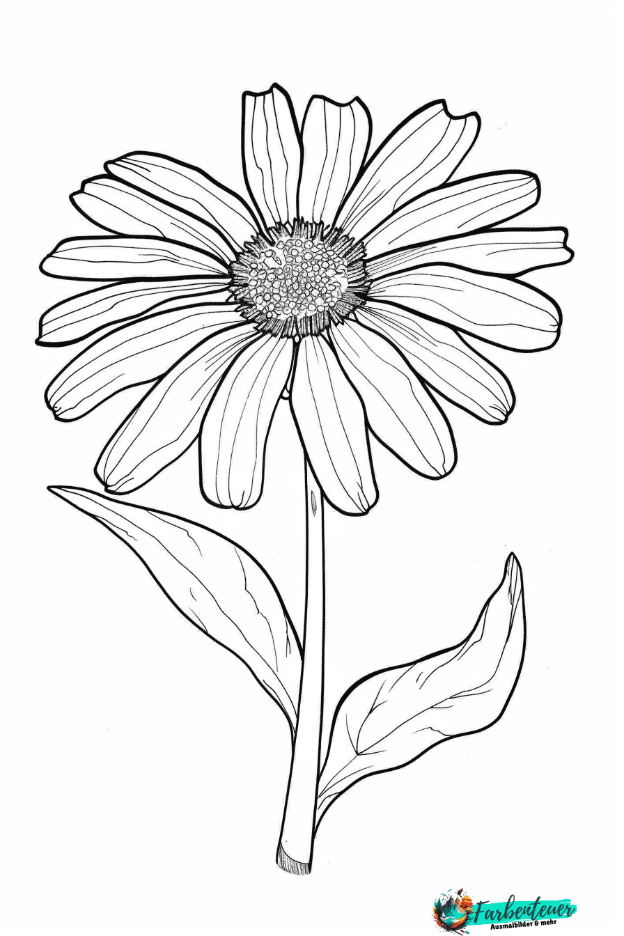 Gänseblümchen Ausmalbild 8