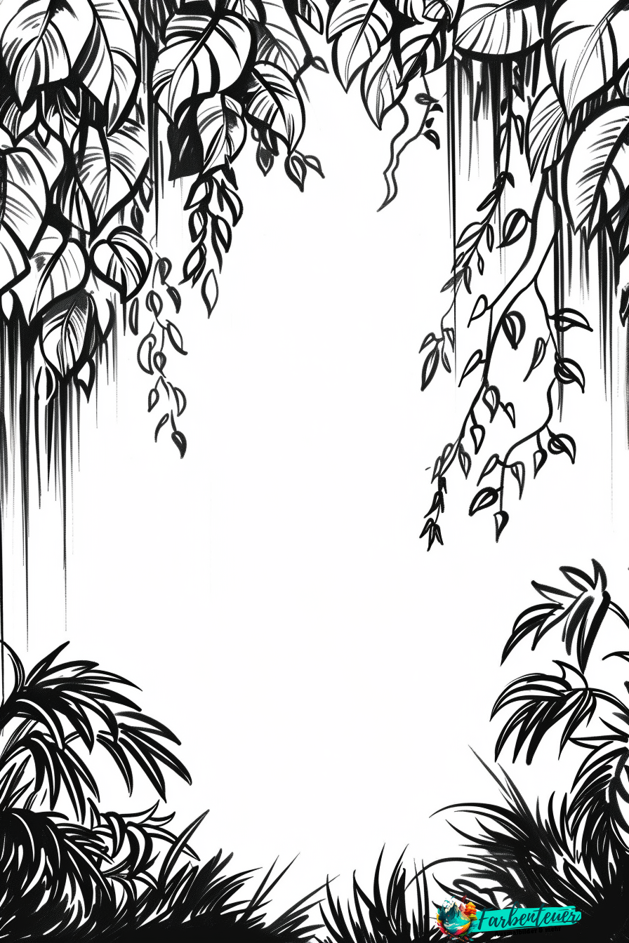 lianen Ausmalbild 6
