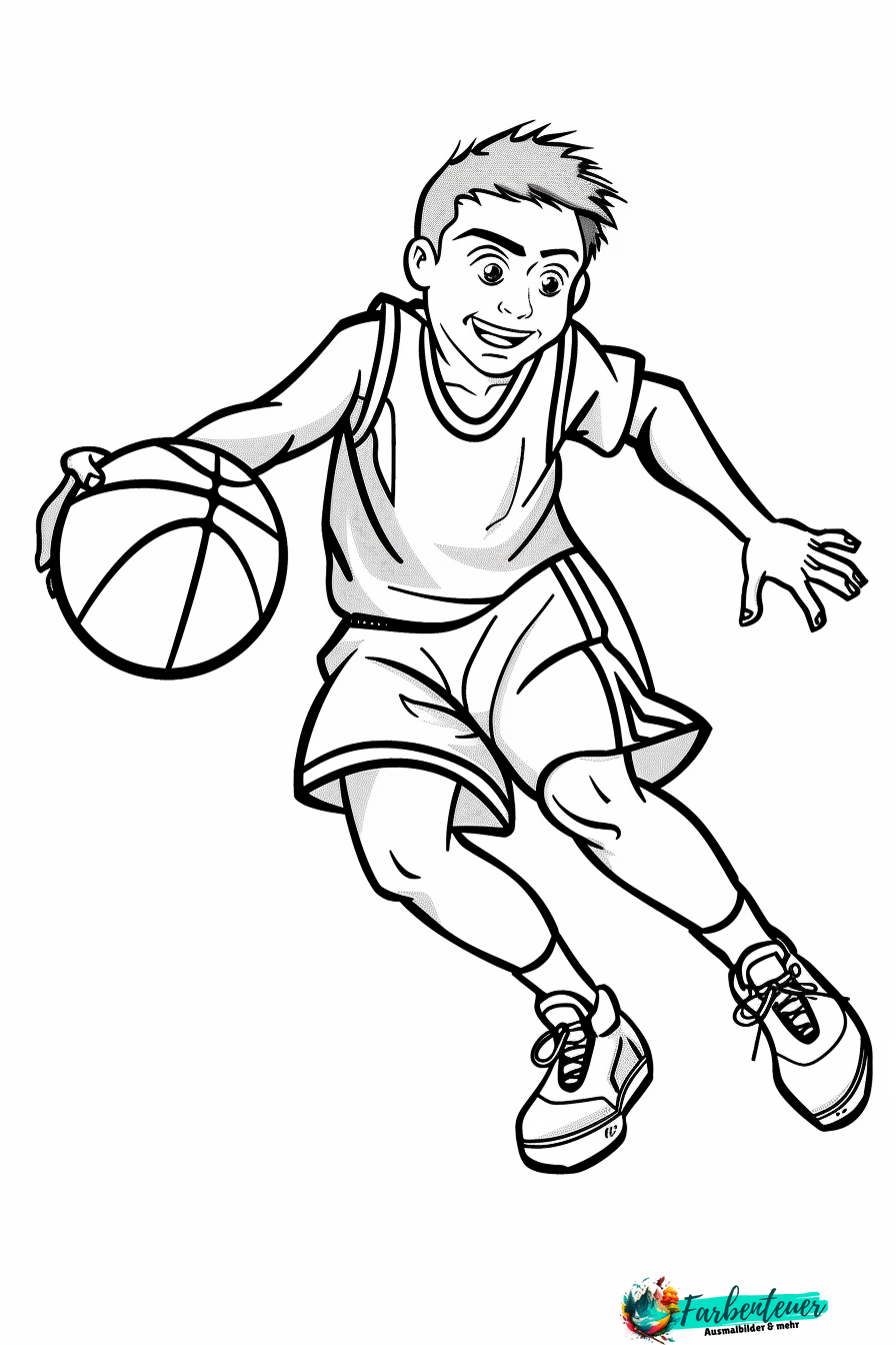 Basketball Ausmalbild 5