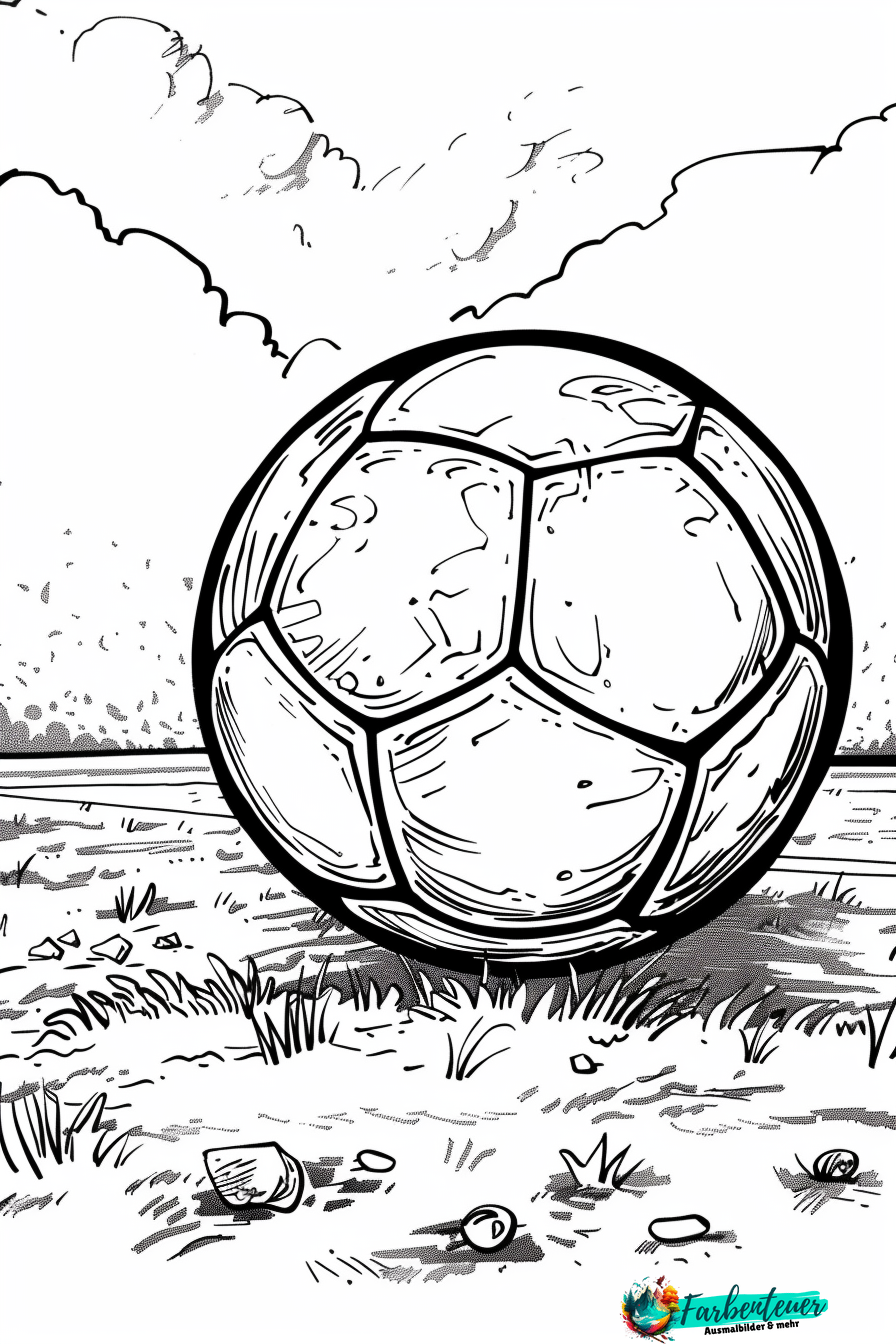 Fußball Ausmalbild 7