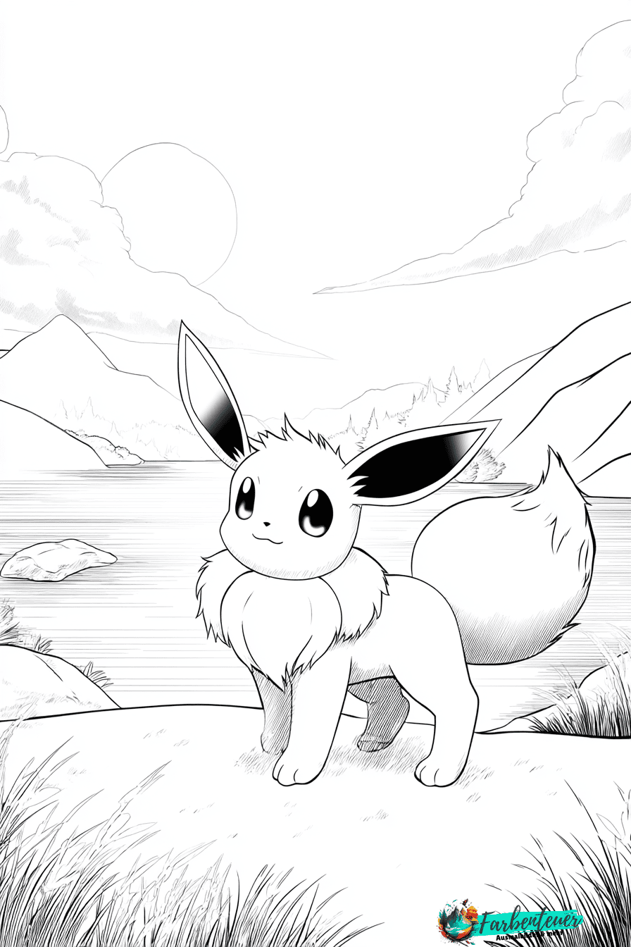 Evoli Ausmalbild 5