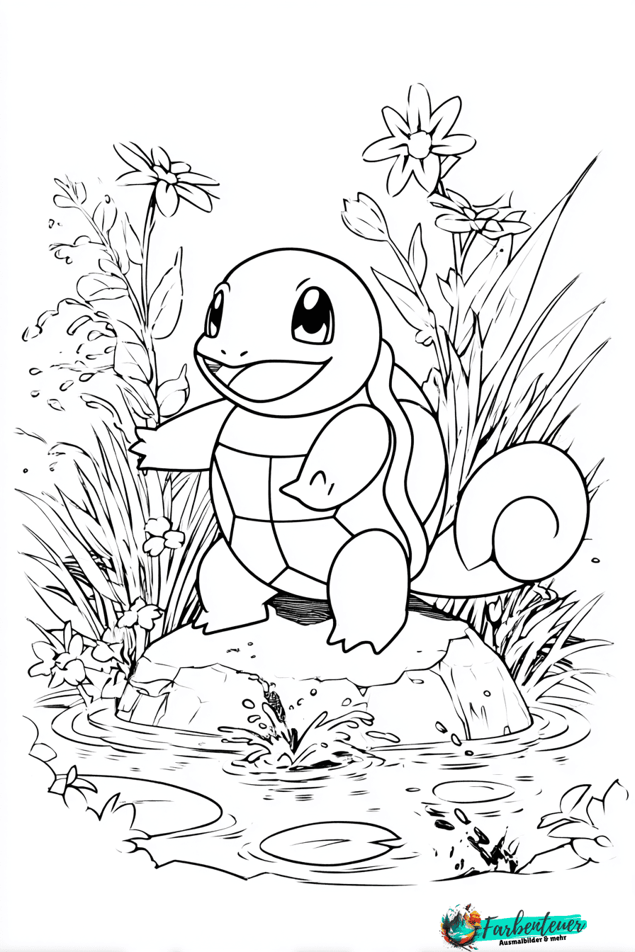 Schiggy Ausmalbild 3