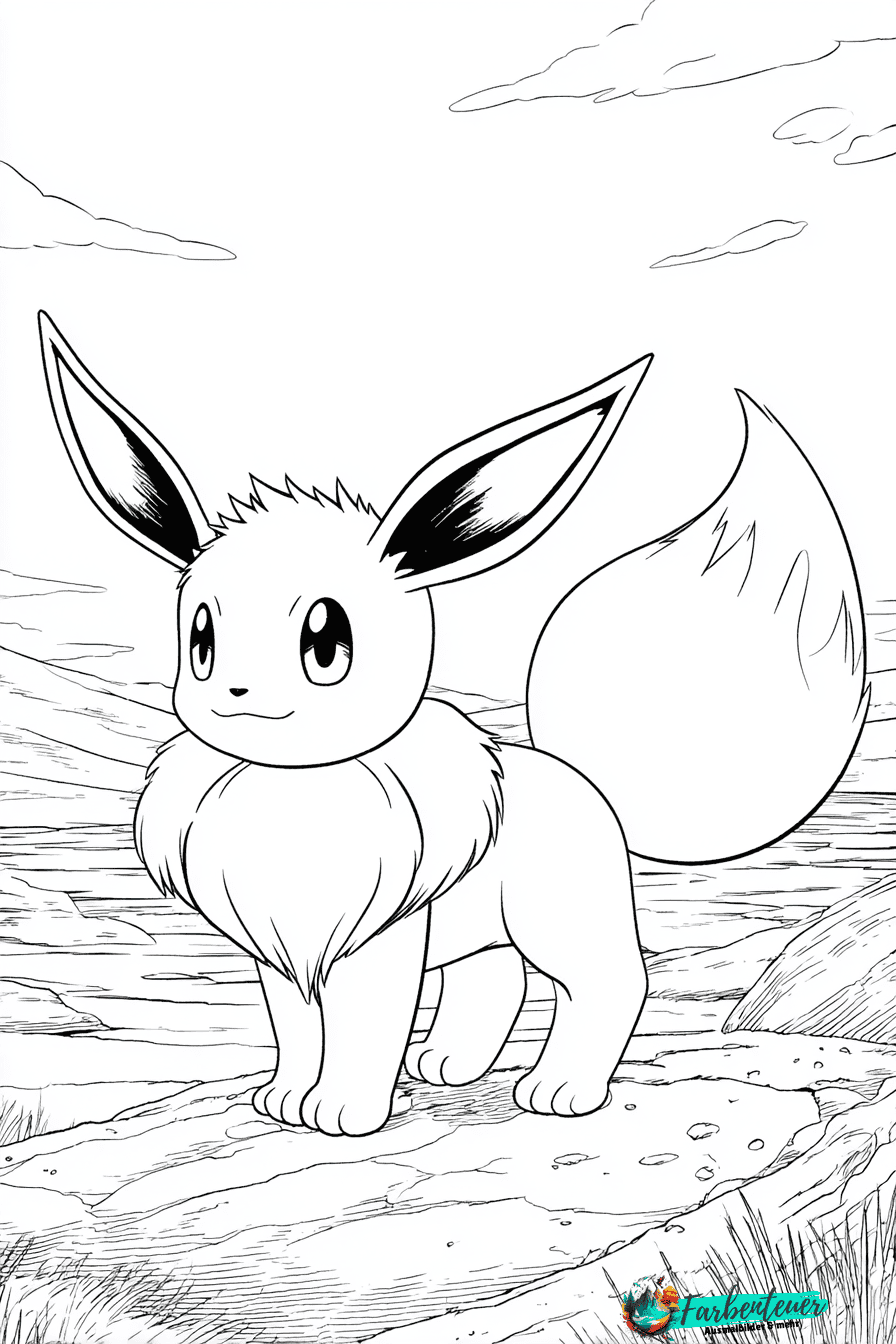 Evoli Ausmalbild 7